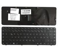Power4Laptops German Layout Black Replacement Laptop Keyboard Compatible With Compaq Presario CQ56-103EZ