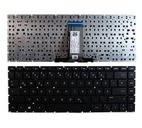 Power4Laptops German Layout Black Replacement Laptop Keyboard Compatible With HP Home 14-bs125TX