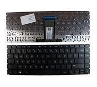 Power4Laptops German Layout Black Replacement Laptop Keyboard Compatible With HP Home 14-cf2001np