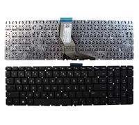 Power4Laptops German Layout Black Replacement Laptop Keyboard Compatible With HP Home 15-bs105nb