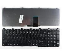 Power4Laptops German Layout Black Replacement Laptop Keyboard Compatible With Toshiba Satellite C650-1C2