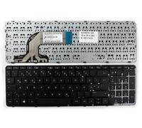 Power4Laptops German Layout Glossy Black Frame Black Replacement Laptop Keyboard Compatible With HP Pavilion 15-N245SA