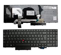 Power4Laptops German Layout With Pointer Black Replacement Laptop Keyboard Compatible With Lenovo ThinkPad T580