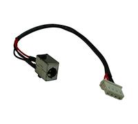 Power4Laptops Replacement Laptop DC Jack Socket With Cable Compatible With Acer Extensa EX2511