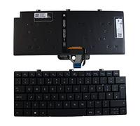 Power4Laptops UK Layout Backlit Black Replacement Laptop Keyboard Compatible With Dell Latitude 7320