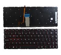 Power4Laptops UK Layout Backlit Black Replacement Laptop Keyboard Compatible With Lenovo Y40-80