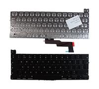 Power4Laptops UK Layout Backlit Version (Without Backlit Board) Black Replacement Laptop Keyboard Compatible With Apple MacBook Pro 13 Inch 2020 (2 TB 3)