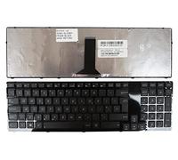 Power4Laptops UK Layout Black Frame Black Replacement Laptop Keyboard Compatible With Asus K95V