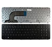 Power4Laptops UK Layout Black Frame Black Replacement Laptop Keyboard Compatible With HP Pavilion 15-N297SA