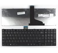 Power4Laptops UK Layout Black Frame Glossy Black Replacement Laptop Keyboard Compatible With Toshiba MP-11B56GB-528W