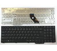 Power4Laptops UK Layout Black Replacement Laptop Keyboard Compatible With Acer Aspire 5535