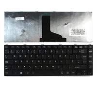 Power4Laptops UK Layout Glossy Black Frame Black Replacement Laptop Keyboard Compatible With Toshiba Satellite L40D-AS100B