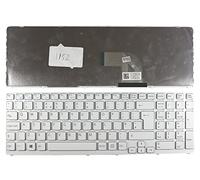 Power4Laptops UK Layout White Frame White Version 2 (Please check the picture) Replacement Laptop Keyboard Compatible With Sony Vaio SVE1511F1EB