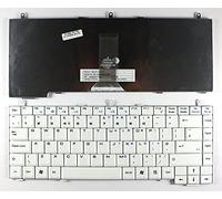 Power4Laptops UK Layout White Replacement Laptop Keyboard Compatible With MSI MegaBook VR330X