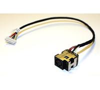 Power4Laptops Version 1 (Please check the picture) Replacement Laptop DC Jack Socket With Cable Compatible With HP G62-B00SA