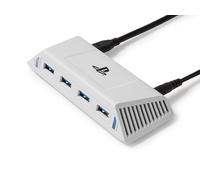 PowerA 4-Port USB 5Gbps Hub for PlayStation®5, USB 3.2, AC Powered, Weighted Base, Officially Licensed