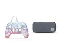 PowerA ADV Wired CTRL NSW2 - Mush Kingdom + Slim Case NSW2- Grey Bundle