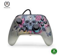 PowerA Advantage Plus Wired Controller for Xbox Series X|S - Bloom & Gloom, officially licensed, adjustable height thumbsticks, hall effect, mappable buttons, works with Xbox One and Windows 10/11 PC