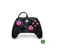 PowerA Advantage Plus Wired Controller for Xbox Series X|S - Moonlit Palms, officially licensed, adjustable height thumbsticks, hall effect, mappable buttons, works with Xbox One and Windows 10/11 PC