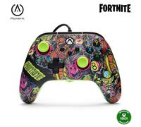PowerA Advantage Wired Controller for Xbox Series X|S - Fortnite Glow, gamepad, wired video game controller, gaming controller, USB-C, Works with Xbox One, Officially Licensed