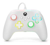 PowerA Advantage Wired Controller for Xbox Series X|S with Lumectra - White, Gamepad, Wired Video Game Controller, Gaming Controller, works with Xbox One and Windows 10/11, Officially Licensed