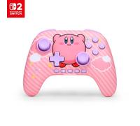 PowerA Advantage Wireless Controller for Nintendo Switch 2 - Kirby Puff, Officially Licensed, Hall Effects, Mappable Buttons, Pro Controller, C Button, Motion Controls