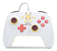 PowerA Enhanced Wired Controller for Nintendo Switch and Oled Model, Advance Gaming Buttons, 3.5mm Stereo Jack and Anti-Friction Rings, Officially Licensed: Pikachu Electric Type
