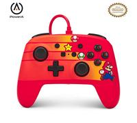 PowerA Enhanced Wired Controller for Nintendo Switch and Oled Model, Advance Gaming Buttons, 3.5mm Stereo Jack and Anti-Friction Rings, Officially Licensed: Speedster Mario