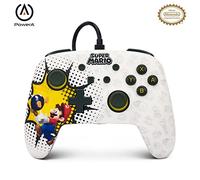 PowerA Enhanced Wired Controller for Nintendo Switch and Oled Model, Advance Gaming Buttons, 3.5mm Stereo Jack and Anti-Friction Rings, Officially Licensed: Bob-omb Blast