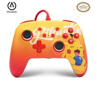PowerA Enhanced Wired Controller for Nintendo Switch and Oled Model, Advance Gaming Buttons, 3.5mm Stereo Jack and Anti-Friction Rings, Officially Licensed: Oran Berry Pikachu