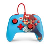 PowerA Enhanced Wired Controller For Nintendo Switch - Mario Punch Multicolour USB Gamepad Analogue / Digital