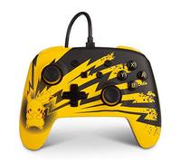 PowerA Enhanced Wired Controller for Nintendo Switch, Switch OLED Model, and Nintendo Switch Lite, Gamepad, Game Controller, Wired Controller, Officially Licensed- Mario Golden M