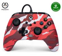 PowerA Red Camo Enhanced Wired Controller Xbox X&S
