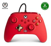 PowerA Enhanced Wired Controller for Xbox Series X|S, Wired Video Game Controller, Gamepad for Xbox X and S, Officially Licenced by Xbox, works with Xbox One and Windows, 2 Years Manufacturer Warranty - Red