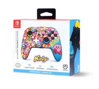 PowerA Enhanced Wireless Controller Genuine Licensed Nintendo Switch Word Kirby