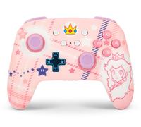 PowerA Enhanced Wireless Controller for Nintendo Switch - Princess Peach Plaid One Size Pink