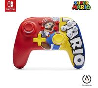 PowerA Nano Enhanced Wireless Controller for Nintendo Switch, Switch Lite & OLED Model, Rechargeable Bluetooth Gamepad with up to 20 Hours of Play Time, Official: Mario Victory