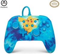 PowerA Nintendo Switch Enhanced Wired Controller - Pikachu Tie Dye Switch - NEW