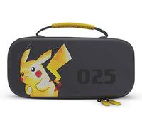 PowerA Nintendo Switch OLED & Lite Protective Case - Pikachu 025, Yellow, Hard Shell, Zipper Closure, 2 Compartments, Top Handle, Officially Licensed