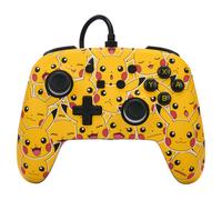 PowerA Enhanced Wired Controller for Nintendo Switch and Oled Model, Advance Gaming Buttons, 3.5mm Stereo Jack and Anti-Friction Rings, Officially Licensed: Pikachu Moods