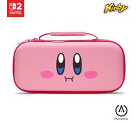 PowerA Protection Case for Nintendo Switch 2 - Kirby Mouthful, Officially Licensed, Protective Storage, Holds up to 9 Game Cards and 2 microSD Express Cards, Integrated Play Stand