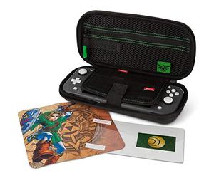 PowerA Protection Case for Nintendo Switch Lite, Hard Shell Protective Pouch with Carry Handle and 9 Game Cards Storage, Official: Zelda; Link Hyrule