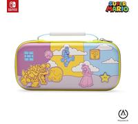 PowerA Protection Case for Nintendo Switch, Switch Lite & OLED Model, Hard Shell Protective Pouch with Carry Handle and 9 Game Cards Storage, Official: Mario Mushroom Kingdom Pop Art