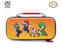 PowerA Protection Case for Nintendo Switch, Switch Lite & OLED Model, Hard Shell Protective Pouch with Carry Handle and 9 Game Cards Storage, Official: Mario and Friends