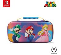 PowerA Protection Case for Nintendo Switch, Switch Lite & OLED Model, Hard Shell Protective Pouch with Carry Handle and 9 Game Cards Storage, Official: Mario; Color Splash Heroes