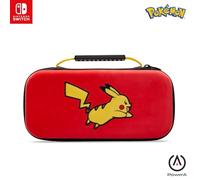 PowerA Protection Case for Nintendo Switch, Switch Lite & OLED Model, Hard Shell Protective Pouch with Carry Handle and 9 Game Cards Storage, Official: Pokemon; Pikachu Jump