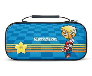 PowerA Protection Case for Nintendo Switch, Switch Lite & OLED Model, Hard Shell Protective Pouch with Carry Handle and 9 Game Cards Storage, Official: Mario Pop