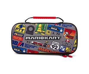 PowerA Protection Case for Nintendo Switch, Switch Lite & OLED Model, Hard Shell Protective Pouch with Carry Handle and 9 Game Cards Storage, Official: Mario Kart