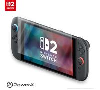 PowerA Screen Protector for Nintendo Switch 2-2pk, Protects Screen, Easy to Apply, Includes 2 Screen Protectors, Microfiber Cleaning Cloth, and Applicator