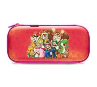 PowerA Slim Case for Nintendo Switch 2 - Mario and Friends, Officially Licensed, Protective Case, Holds 10 Game Cards, Padded Screen Protector, Built-in Play Stand